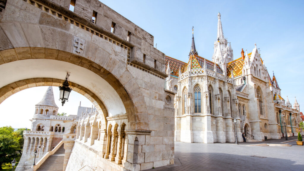 Fisherman's Bastion in Budapest Hungary