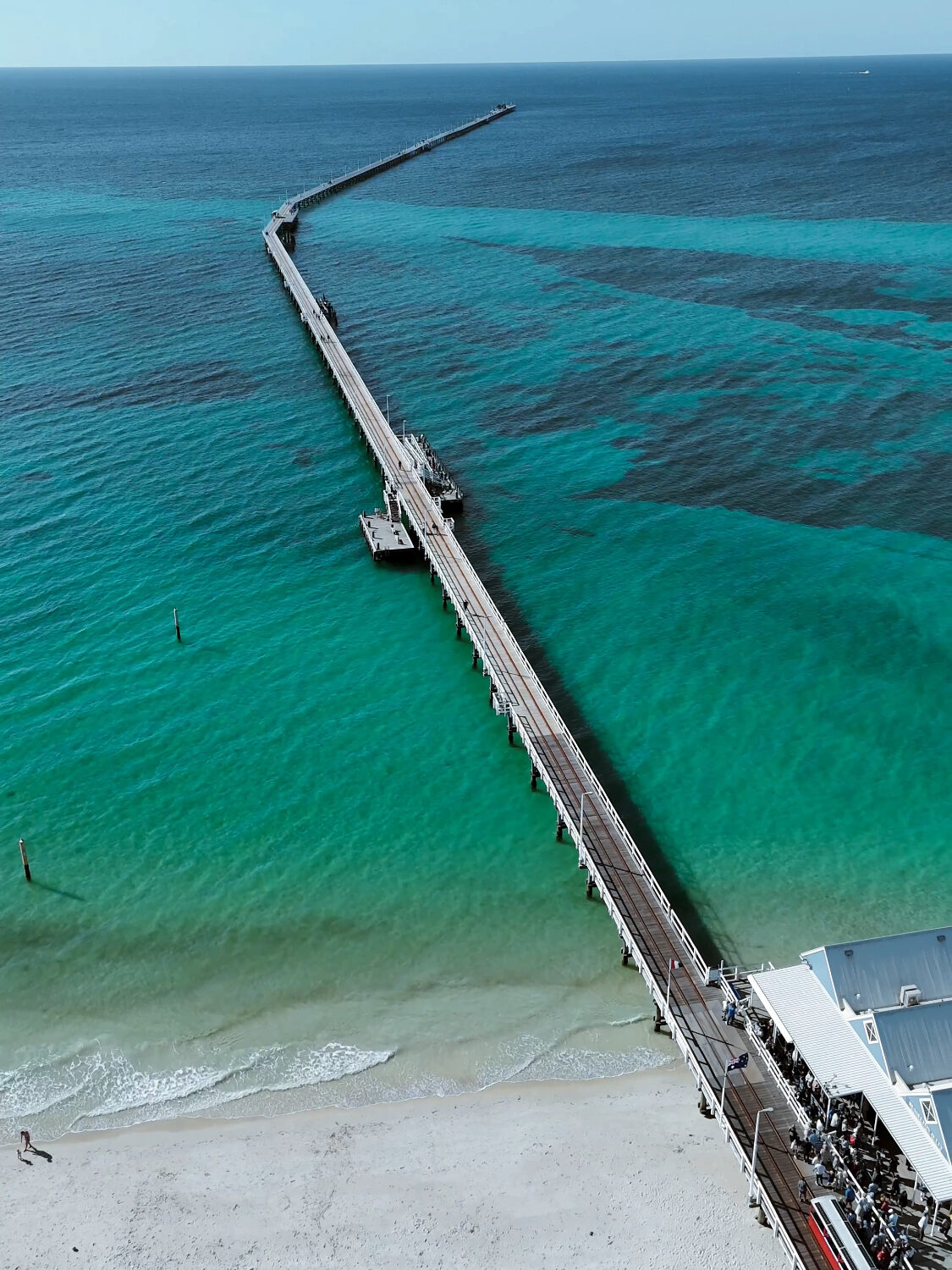 Beautiful view of the amazing Busselton Jetty 