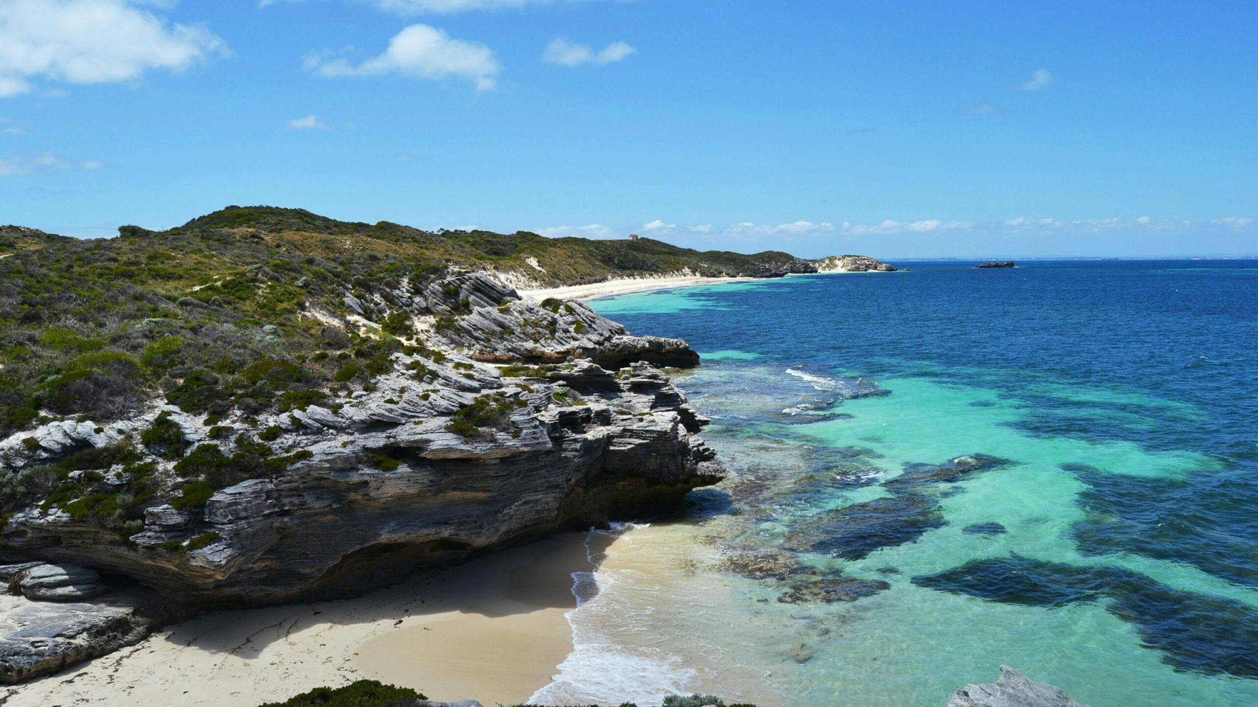 Beautiful cove at Rottnest Island