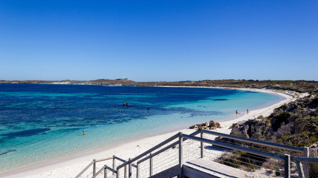 Beautiful bay at Rottnest Island