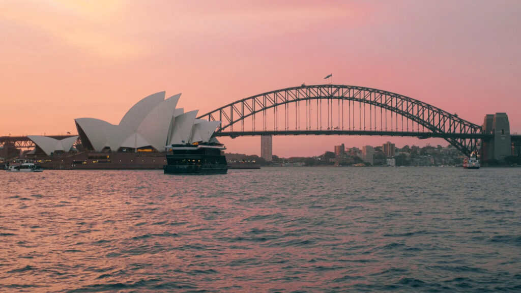 Sunrise over Sydney Harbour