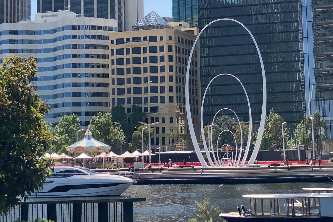 View of Perth City and Elizabeth Quay