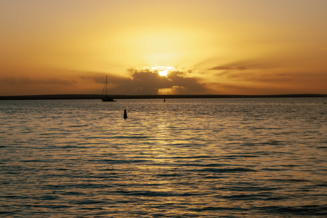 Sunset at Monkey Mia, WA